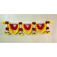 AFARZA; CHOICE GOOD FEEL GOOD Toran Garlands for Door Main Entrance Red Rose Hanging Handmade Bandhanwar Home Festival Decoration-25194