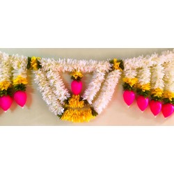 afarza Toran for Main Door Latest Home Festivel Decoration Entrance Hanging Plastic Lotus Handmade Bandarwal Gift Item-25195 afarza Toran for Main Door Latest Home Festivel Decoration Entrance Hanging Plastic Lotus Handmade Bandarwal Gift Item-25195