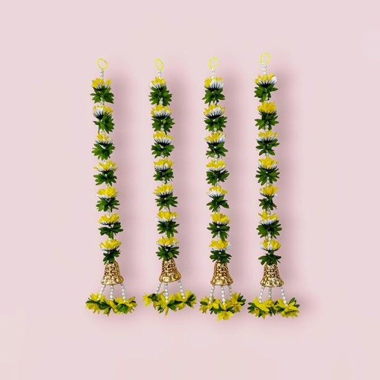 afarza Toran Garland Backdrop Bell (Yellow)-2529