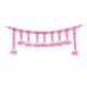 Afarza Pink Artificial Flower Toran | Elegant Floral Door Hanging for Home Décor-26207 Afarza Pink Artificial Flower Toran | Elegant Floral Door Hanging for Home Décor-26207