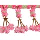 Afarza Pink Artificial Flower Toran | Elegant Floral Door Hanging for Home Décor-26207 Afarza Pink Artificial Flower Toran | Elegant Floral Door Hanging for Home Décor-26207