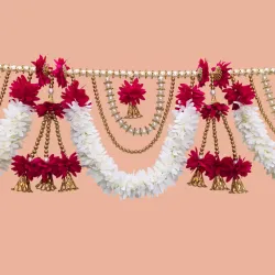 afarza Toran Garlands Handmade Bandhanwar Door Hanging HomeTraditional Wall Decoration-26206babypnk