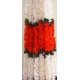 afarza Artificial Flower Garland Toran for Door Entrance Home Decoration Hanging 4piece 5ft 2309orange-white