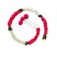 afarza Artificial Flower Garland Toran for Door Entrance Home Decoration Hanging 4piece 5ft 2309red-white