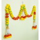 afarza Toran for Main Door Latest Home Decoration Entrance Hanging Handmade Bandarwal Artificial Marigold Flower Garlands Gift Item 23172