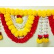 Afarza Artificial Flower Garland Toran for Door Entrance Hanging Marigold Latest Home Decoration- 23182