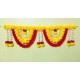 Afarza Artificial Flower Garland Toran for Door Entrance Hanging Marigold Latest Home Decoration- 23182