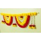 Afarza Artificial Flower Garland Toran for Door Entrance Hanging Marigold Latest Home Decoration- 23182