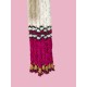 afarza Artificial Flower Garland Toran Wall Hanging for Door Entrance Home Decoration Backdrop Pooja Gift Bandarwal 4Pieces (Rani)-2529