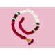 afarza Artificial Flower Garland Toran Wall Hanging for Door Entrance Home Decoration Backdrop Pooja Gift Bandarwal 4Pieces (Rani)-2529