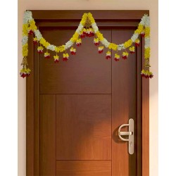 afarza  Artificial Flower Garland Toran for Door Entrance Home Decoration Hanging 4 Pieces 30 Inch-2423