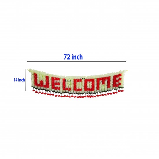 Afarza 6 Feet Welcome Toran for Hanging Handmade Home Shop Office Decoration Bandarwal Garlands Afarza 6 Feet Welcome Toran for Hanging Handmade Home Shop Office Decoration Bandarwal Garlands