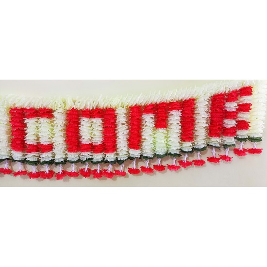 Afarza 6 Feet Welcome Toran for Hanging Handmade Home Shop Office Decoration Bandarwal Garlands Afarza 6 Feet Welcome Toran for Hanging Handmade Home Shop Office Decoration Bandarwal Garlands