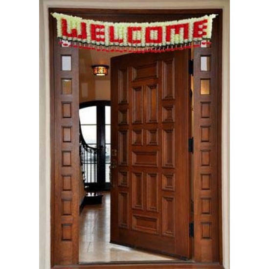 Afarza 6 Feet Welcome Toran for Hanging Handmade Home Shop Office Decoration Bandarwal Garlands Afarza 6 Feet Welcome Toran for Hanging Handmade Home Shop Office Decoration Bandarwal Garlands