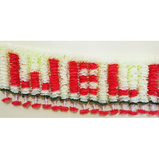 Afarza 6 Feet Welcome Toran for Hanging Handmade Home Shop Office Decoration Bandarwal Garlands Afarza 6 Feet Welcome Toran for Hanging Handmade Home Shop Office Decoration Bandarwal Garlands