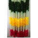 afarza Garland For Door Home Decoration Ladi 4 strings pack multi-white ladi