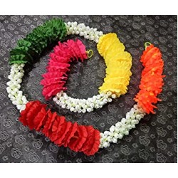 afarza Garland For Door Home Decoration Ladi 4 strings pack multi-white ladi
