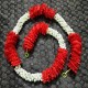 afarza Garland For Door Home Decoration Ladi 4 strings pack white red