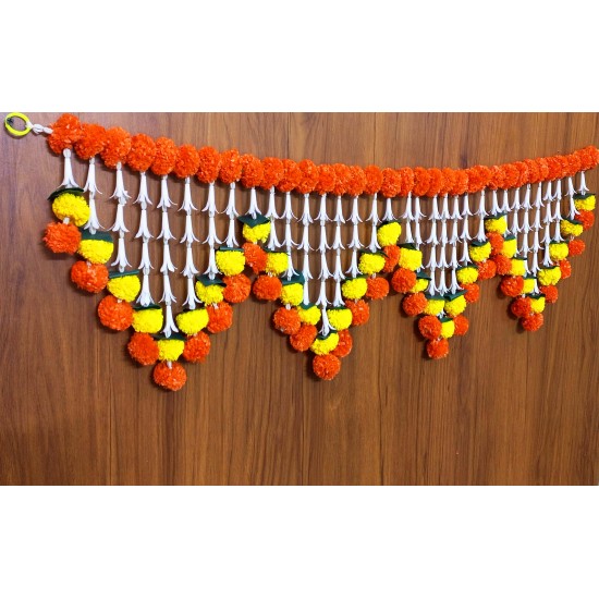 afarza Artificial Flower Toran Garlands Handmade Bandhanwar Door Hanging HomeTraditional Wall Decoration Diwali Wholesale-23140MNW