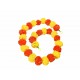 afarza Artificial Marigold Flower  Garland For Home Door Wall Decoraion multi