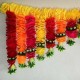 afarza Door Hanging Artificial Flowers Toran Garlands Handmade Bandhanwar  Home Traditional Wall Decoration Diwali 40x15inch