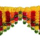 afarza Door Hanging Artificial Flowers Toran Garlands Handmade Bandhanwar  Home Traditional Wall Decoration Diwali 40x15inch