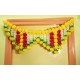 afarza Toran Doorway Hanging For Entrance Handmade Traditional Home Decoration Pink Yellow