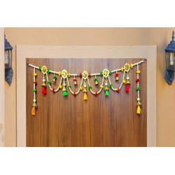 afarza  Fancy Toran For Door Hanging  Entrance Home Decoration Handmade Bandarwal Traditional  F22A4
