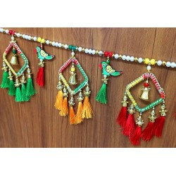 afarza  Fancy Toran For Door Hanging  Entrance Home Decoration Handmade Bandarwal Traditional  F22A5