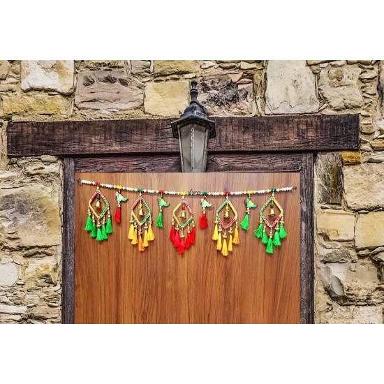 afarza  Fancy Toran For Door Hanging  Entrance Home Decoration Handmade Bandarwal Traditional  F22A5