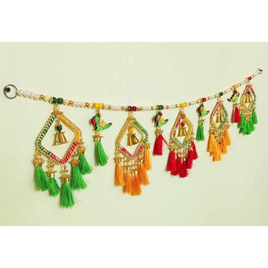 afarza  Fancy Toran For Door Hanging  Entrance Home Decoration Handmade Bandarwal Traditional  F22A5