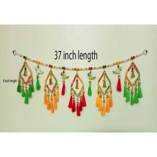 afarza  Fancy Toran For Door Hanging  Entrance Home Decoration Handmade Bandarwal Traditional  F22A5