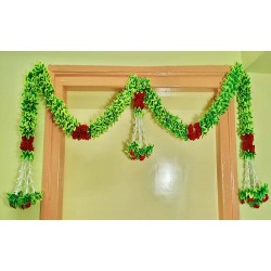 afarza Toran Doorway Hanging For Entrance Handmade Traditional Home Decoration Gulab