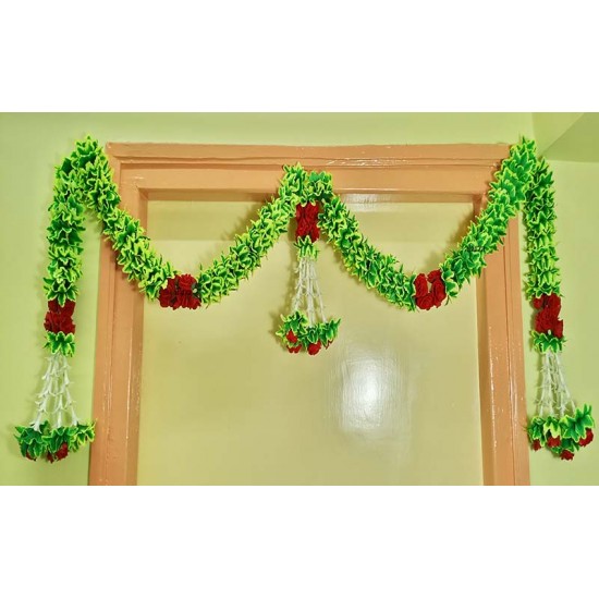 afarza Toran Doorway Hanging For Entrance Handmade Traditional Home Decoration Gulab afarza Toran Doorway Hanging For Entrance Handmade Traditional Home Decoration Gulab