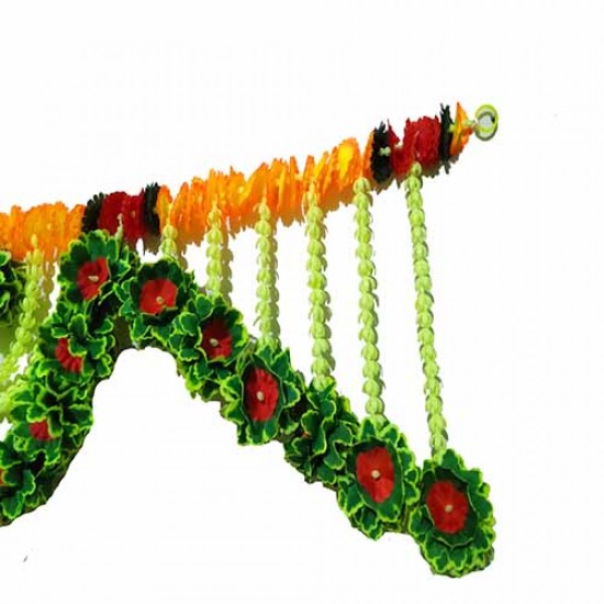 afarza Artificial Flower Toran Garlands Handmade Bandhanwar Door Hanging HomeTraditional Wall Decoration afarza Artificial Flower Toran Garlands Handmade Bandhanwar Door Hanging HomeTraditional Wall Decoration