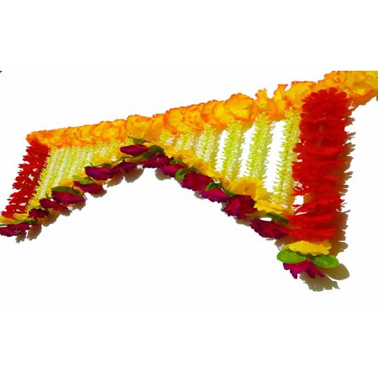 afarza Door Hanging Artificial Flowers Toran Garlands Handmade Bandhanwar  Home Traditional Wall Decoration Diwali