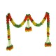 afarza Artificial Marigold Flower Toran Garlands Handmade Bandhanwar Door Hanging HomeTraditional Wall Decoration Diwali