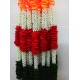 afarza Garland for Home Decoration Toran For Door Hanging Wholesale-12ps strings Pack-60 inch-white-mogra-multi