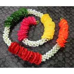 afarza Garland for Home Decoration Toran For Door Hanging Wholesale-12ps strings Pack-60 inch-white-mogra-multi